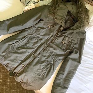 Army Green Winter Coat